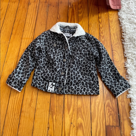 Disney Other - Mickey Mouse Leopard Jacket